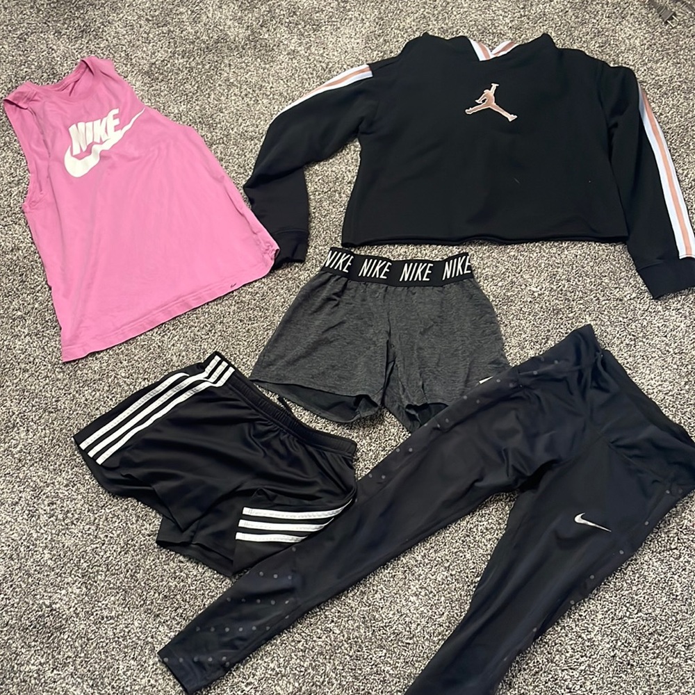 Nike, adidas, and jordan bundle